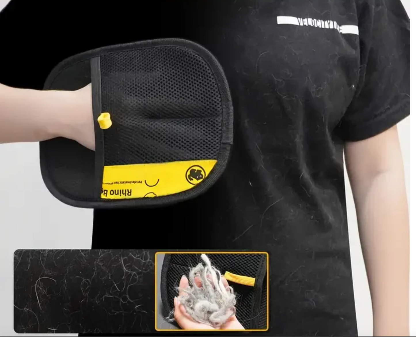 Γάντι Ηλεκτροστατικής Αφαίρεσης Τριχώματος Κατοικιδίων